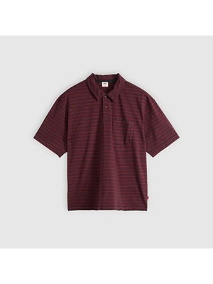Levi's Finn Boxy Pocket Bordo Polo Tişört