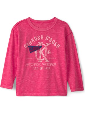 Oshkosh Erkek Çocuk Tshirt 6 Yaş-8 Yaş Kırmızı