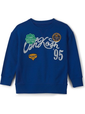 Oshkosh Erkek Çocuk Sweatshirt 6 Yaş-8 Yaş Mavi