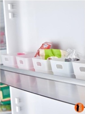 SBN - Store Prime 6 Adet Buzdolabı Kapak Içi Düzenleyici Organizer 6'lı Buzdolabı Içi Düzenleyici ve Banyo Organizeri