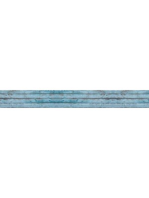 SBN - Store Prime Mutfak Tezgah Arası Folyo Kaplama Folyosu Kırık Mavi Ahşap Doku 60X400 cm