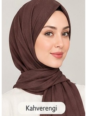 Nergis Lerrascarf Şal Penye Özel Dikişli Uzun Mevsimlik