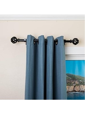 SBN - Store Prime Perde Çubuğu, Siyah, 30,5-50,8 cm