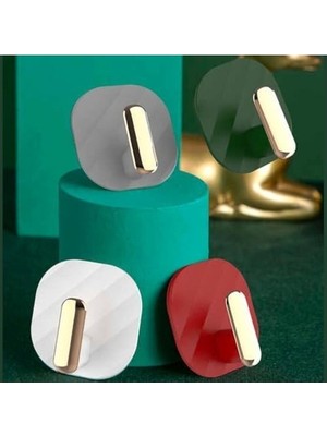 SBN - Store Prime 2li Yapışkanlı Retro Askılık Dolap Kapak Kulpu Gri