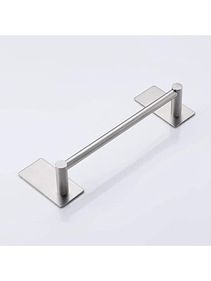 SBN - Store Prime Deltahome Paslanmaz Çelik 30CM Havluluk/askılık - Havlu Askısı - Kendinden Yapışkanlı - Inox