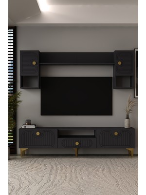 Bellagio Lazer Desenli Tv Ünitesi Takımı 180 cm Aa