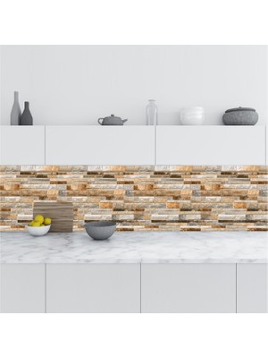 SBN - Store Prime Mutfak Tezgah Arası Folyo Kaplama Folyosu Fildişi Tasarım 60X300 cm