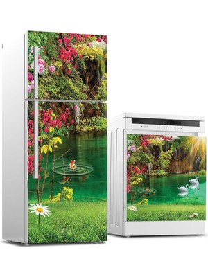 SBN - Store Prime Buzdolabı ve Bulaşık Makinası Beyaz Eşya Kaplama Göl Çiçek