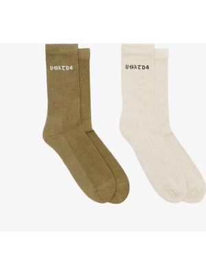 United4 Unıted4 Classic Unisex Haki Çorap.th