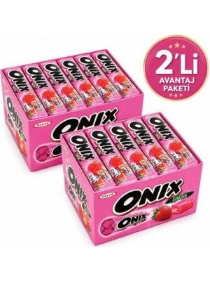 Bezos Onıx Salsa Çilek Şeker (24 Adet)