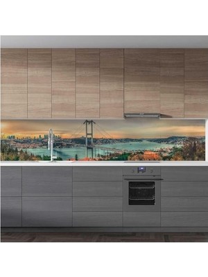 SBN - Store Prime Mutfak Tezgah Arası Folyo Kaplama Folyosu Istanbul Köprü 60X500 cm
