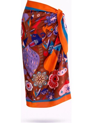 Sailor Moda Hawaii 5 Pareo  Iç Göstermez