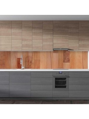 SBN - Store Prime Mutfak Tezgah Arası Folyo Kaplama Folyosu Doğal Ahşap Tahta Desen 60X200 cm