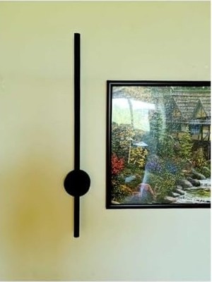 SBN - Store Prime Modern Dekoratif LED Duvar Aplik - Siyah Kasa - Beyaz Işık 6500K