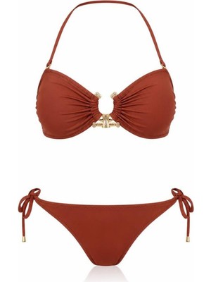 Straplez Aksesuar Brezilya Bikini Takım