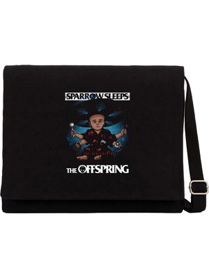 Zepplin Giyim The Offspring Let The Bedtimes Roll Siyah Kanvas Postacı Çantası