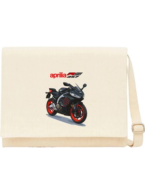 Zepplin Giyim Aprilia 457RS Krem Kanvas Postacı Çantası