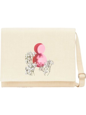 Zepplin Giyim Soft Floral 8 March Krem Kanvas Postacı Çantası