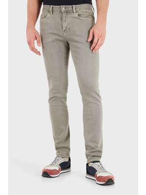 Armani Exchange Slim Fit Normal Bel Düz Paça Jeans Erkek Kot Pantolon XM000070 AF27185 U6161