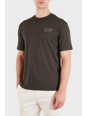Ea7 Logolu Regular Fit Bisiklet Yaka T Shirt Erkek T Shirt 7M002238 AF13739 U6027