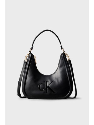 Calvin Klein Logolu Çıkarılabilir Askılı Çanta LV04F3561GUB1 Kadın Çanta LV04F3561G Ub1