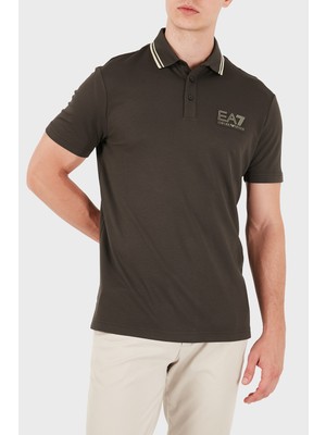 Ea7 Logolu Regular Fit Düğmeli Polo Erkek Polo 7M002241 AF13739 U6027