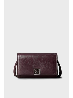 Calvin Klein Logolu Çıkarılabilir Askılı Cüzdan LV04F1218GBAP Kadın Cüzdan LV04F1218G Bap