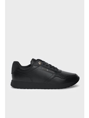 Tommy Hilfiger Hakiki Deri Sneaker Ayakkabı Kadın Ayakkabı FW0FW09411 Bds
