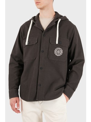 Armani Exchange % 100 Pamuk Oversize Göğüs Cepli Gömlek Erkek Gömlek XM003259 AF27115 U8128