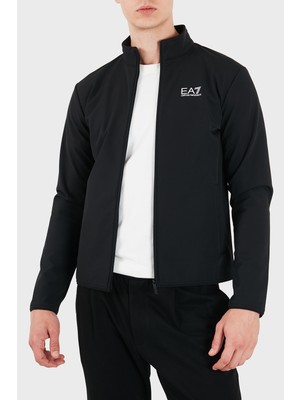 Ea7 Logolu Regular Fit Dik Yaka Fermuarlı Sweat Erkek Sweat 7M002481 AF26523 UC001