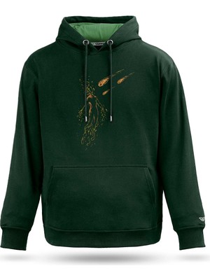 Tarrzzcom Cosmic Soul Sanatsal Tasarım Baskılı Kapüşonlu Unisex Sweatshirt