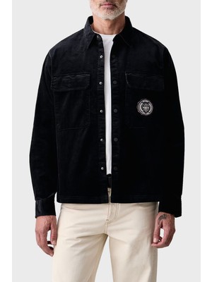 Armani Exchange Pamuklu Göğüs Cepli Kadife Gömlek Erkek Gömlek XM003245 AF27114 UB101