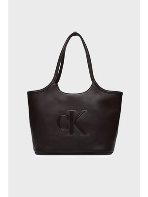 Calvin Klein Logolu Omuz Askılı Çanta LV04F3562GBAL Kadın Çanta LV04F3562G Bal