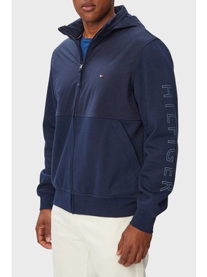 Tommy Hilfiger Pamuklu Dik Yaka Regular Fit Sweat Erkek Sweat MW0MW43443 Dcc