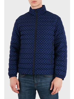 Armani Exchange Kadife Dokulu Kuş Tüyü Dolgulu Dik Yaka Mont Erkek Mont XM003510 AF19870 UB095