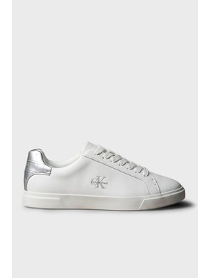 Calvin Klein Deri Logolu Sneaker Ayakkabı HW0HW03312061 Kadın Ayakkabı HW0HW03312 061