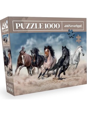 SBN - Store Prime Neverland 1000 Parça Puzzle - Horses (Atlar)