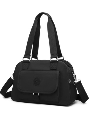 Smart Bags Krinkıl Kumaş Kadın El- Kol Çantası Suya Dayanıklı Çok Gözlü