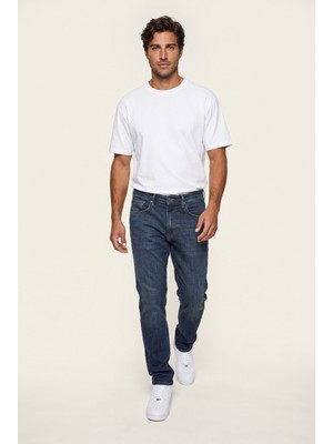 JSCO Erkek Texas Yüksek Bel Fermuarlı Boru Paça Jean Pantolon JS4400-F14