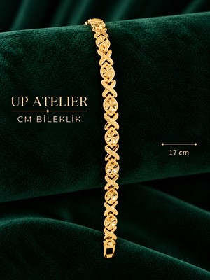 CM Jewelry 14K Altın Renginde Yeni Sezon Çelik Bileklikler