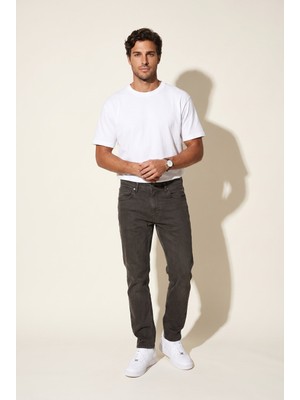 JSCO Erkek Texas Yüksek Bel Fermuarlı Boru Paça Jean Pantolon JS4412-F21