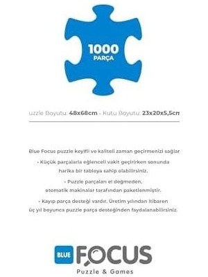 SBN - Store Prime Blue Focus 1000 Parça - Istanbul Bosphorus (Istanbul Boğazı)