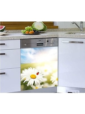 SBN - Store Prime Bulaşık Makinesi Kaplama Beyaz Eşya Kaplama Güneş Papatya
