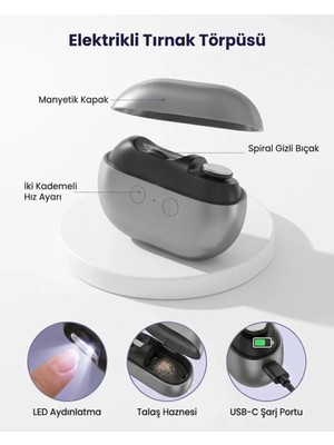 M7 Elektronik Tırnak Makası Midastech