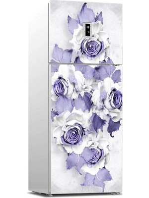 SBN - Store Prime Buzdolabı Kaplama Dolap Kaplama Etiketi Mor Gül