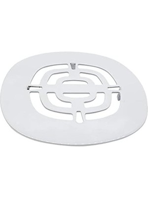 SBN - Store Prime Westbrass A316-50 4-1/2 "od Pirinç Geçmeli Duş Süzgeci Izgara Tahliye Kapağı, Toz Boya Beyaz
