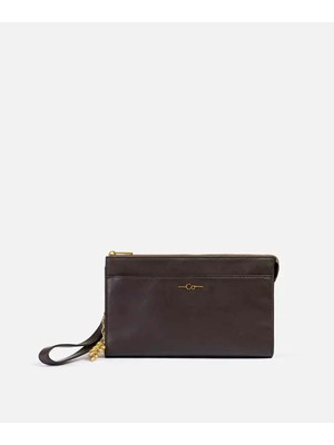 İpekyol %100 Deri Olive Tree Clutch IW6260121007006