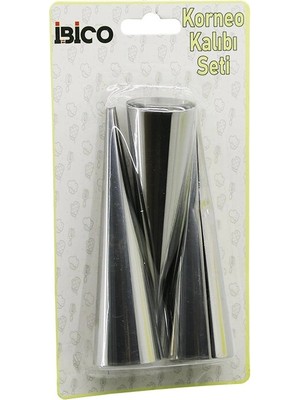 Aslanoğlu Store Metal Kornea Kalıp Seti 3 Adet Pasta Dekorasyonu 3.4 cm