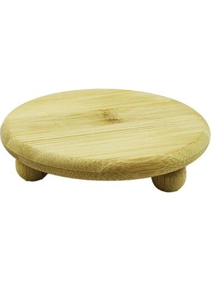 Aslanoğlu Store Şık Bambu Sunum Tabak 11X11 cm Tasarım