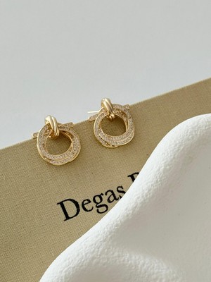 Regina Accessories Özel Tasarım Zirkon Halka Küpe